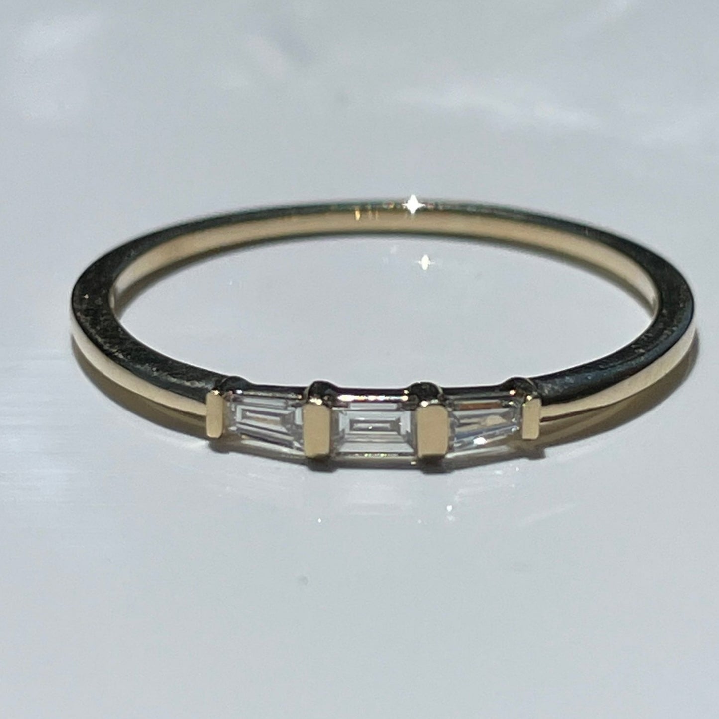 Diamond Baguette Stackable Ring