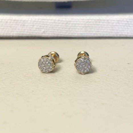 Diamond Cluster Studs