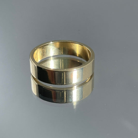 14K Gold Flat Band